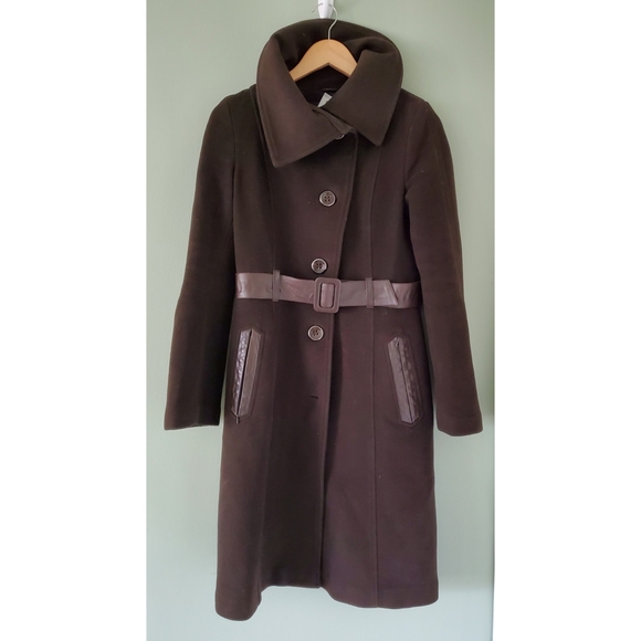 Mackage brown wool blend winter coat sz sm… - Picture 2 of 11
